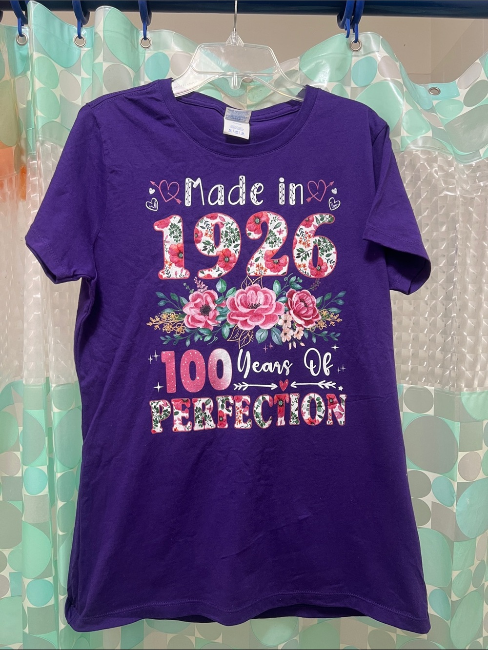 Made in 1926 Purple Girls' T‑Shirt - 100 Years of Perfection